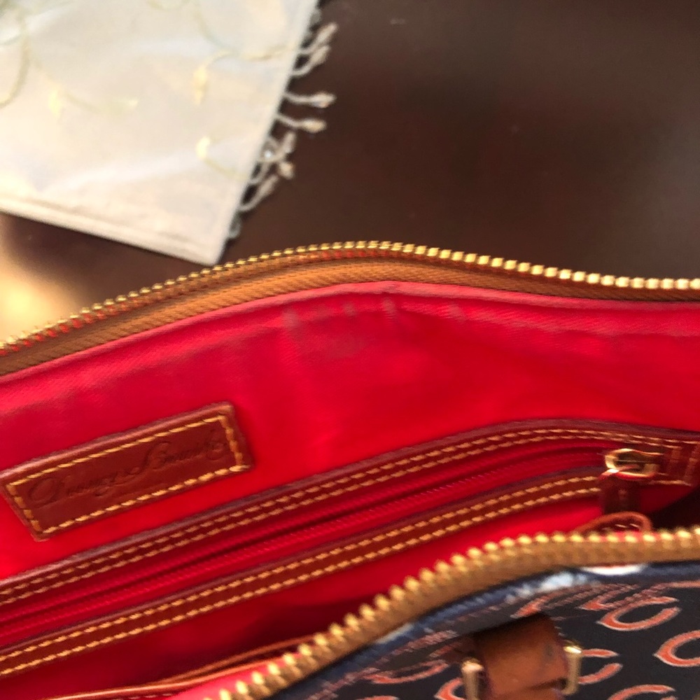 Dooney & Bourke Chicago Bears Navy Zip Top Shopper